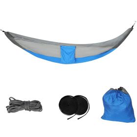 Travel Camping Hammock with Net Mosquito Lightweight Nylon Fabric