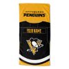 [Personalization Only] OFFICIAL NHL Jersey Personalized Beach Towel - Penguins