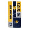 [Personalization Only] OFFICIAL NBA Colorblock Personalized Beach Towel - Indiana Pacers