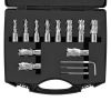 VEVOR Annular Cutter Set, 13 pcs Weldon Shank Mag Drill Bits, 1" Cutting Depth, 7/16" to 1-1/16" Cutting Diameter, M2AL HSS, 2 Pilot Pins, Hex Wrench