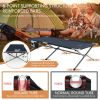 Extra Wide Folding Camping Bed with Carry Bag and Storage Bag