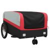 Bike Trailer Black and Red 99.2 lb Iron