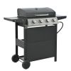 Propane Grill 4 Burner Barbecue Grill Stainless Steel Gas Grill