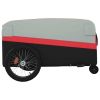 Bike Trailer Black and Red 99.2 lb Iron