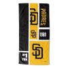 [Personalization Only] OFFICIAL MLB Colorblock Beach Towel - Padres