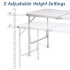 Height Adjustable Folding Camping  Table