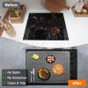 27.95x19.69in Electric Stove Cover Silicone Stove Mat Glass Stove Top Protector Heat Resistant Dishwasher Safe Waterproof