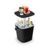 Portable Cooler Bar Table with Bottle Opener for Camping Travel