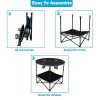 Travel Camping Picnic Portable Foldable Table with Cup Holder