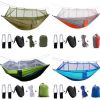 Camping Hammock with Mosquito Net Ultralight Portable Nylon Outdoor Windproof Anti-Mosquito Swing Sleeping Hammock