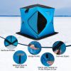 Portable 2 Person Ice Shanty with Cotton Padded Walls