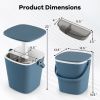 Portable Cooler Bar Table with Bottle Opener for Camping Travel